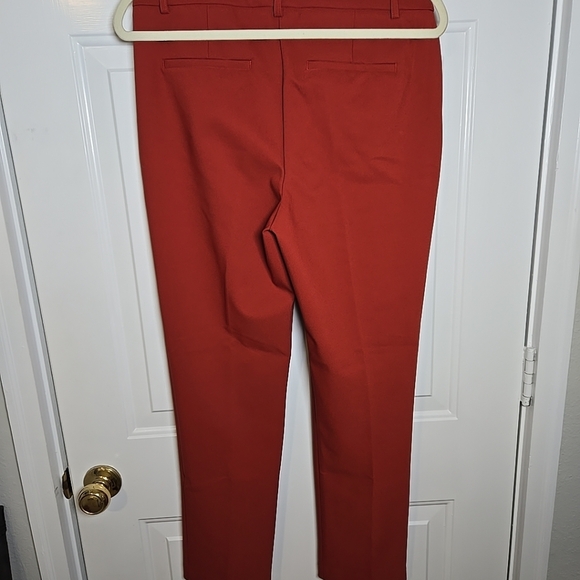 Rachel Zoe Ladies Stretch Dress Pant In Burnt Orange Size 8 - Picture 5 of 11